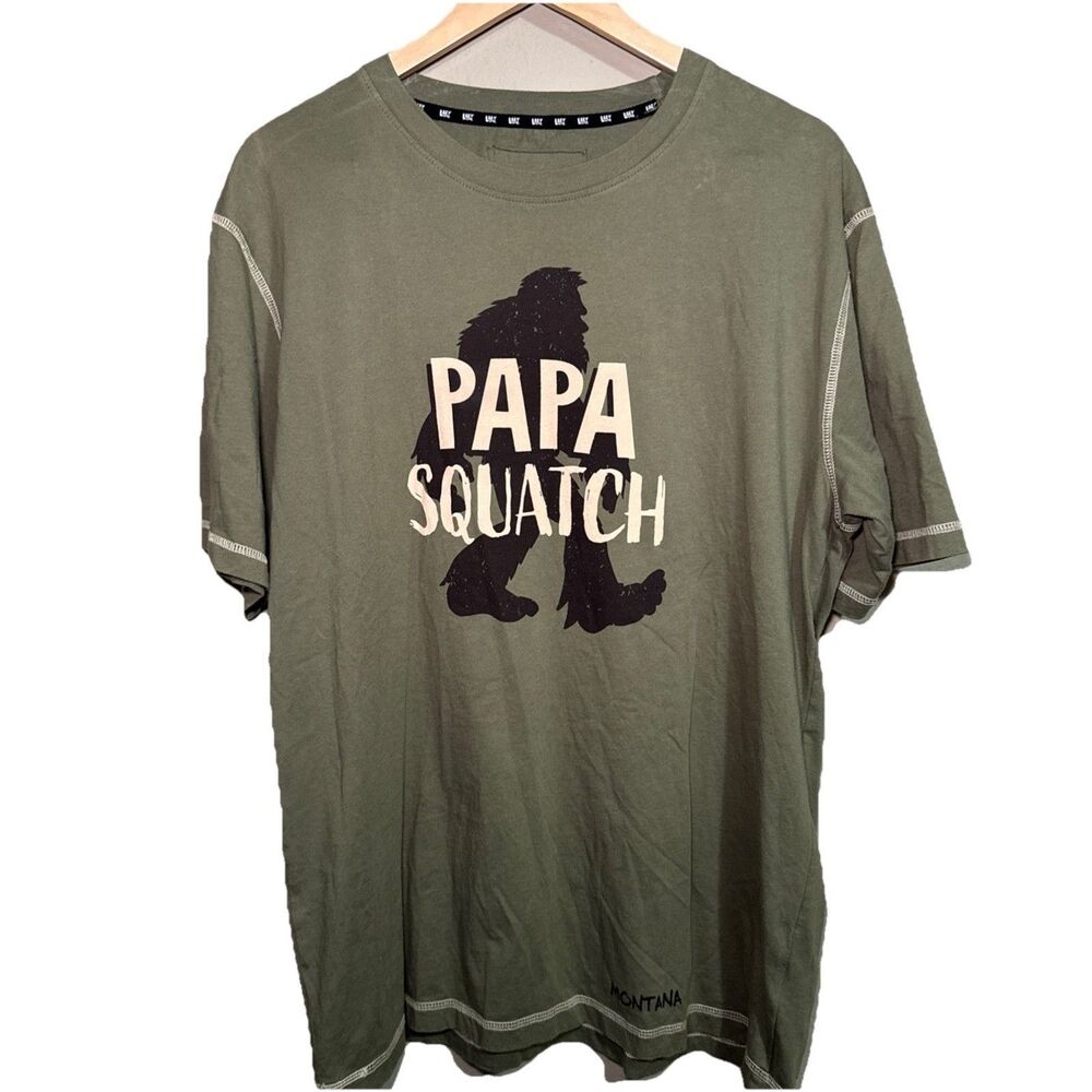 Papa Squatch T-Shirt Montana Edition Size Large